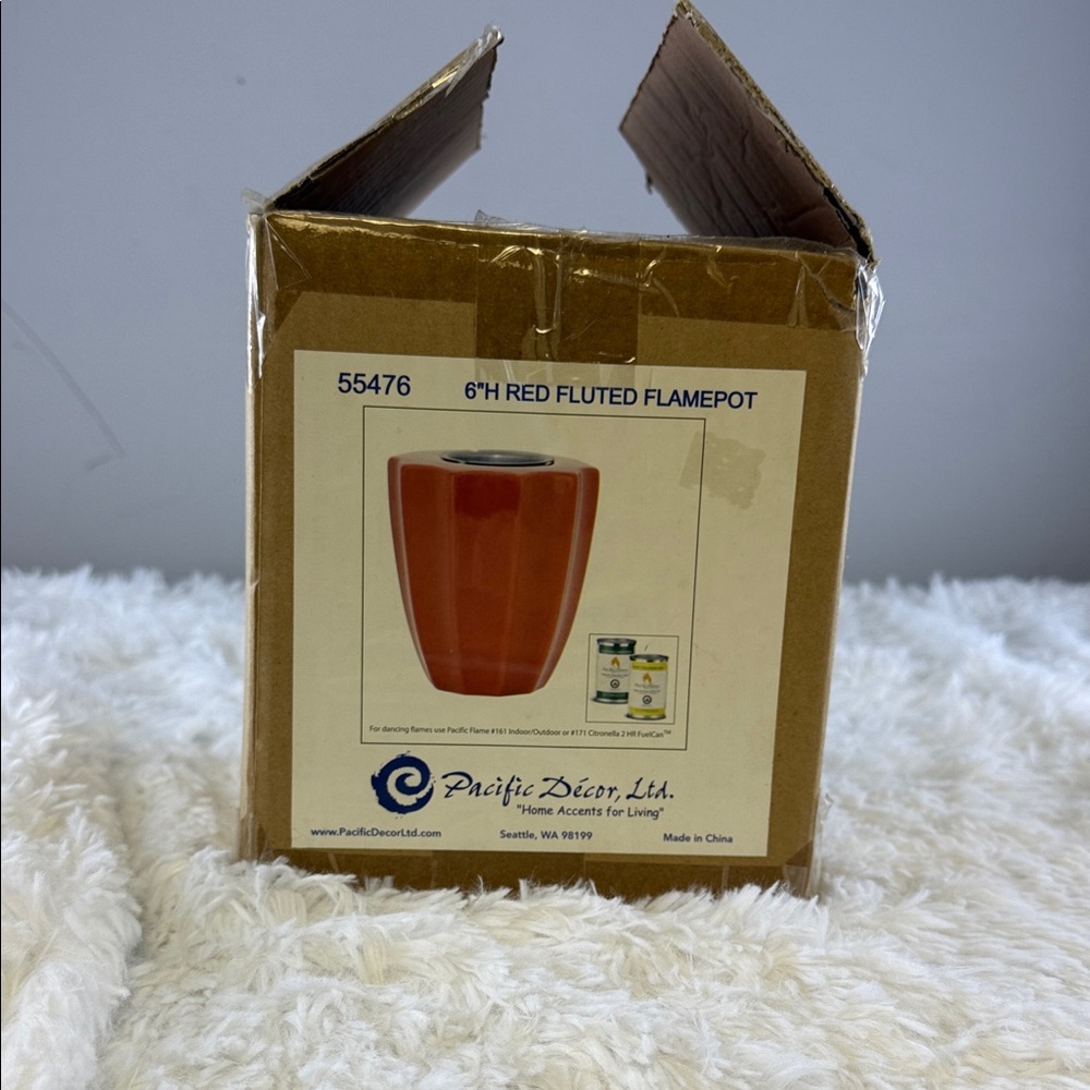 Fluted flam pot / fire place R1